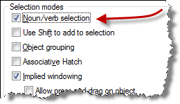 Noun/Verb selection toggle