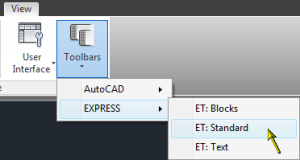 autocad 2016 flatten command in toolbar
