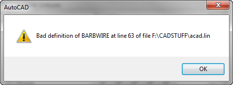 Bad linetype dialog