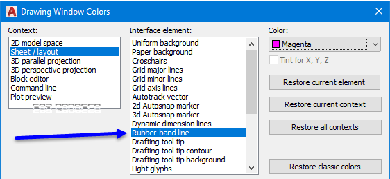 what does autotrack autocad