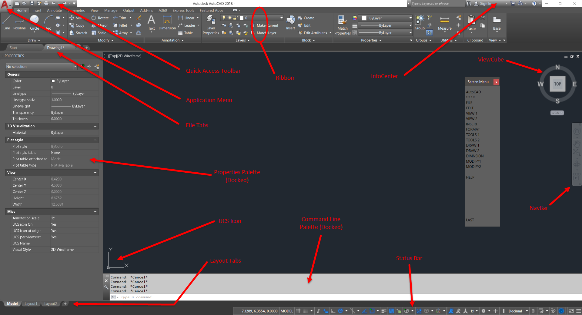 Basic Parts Of Autocad At Donald Peterson Blog