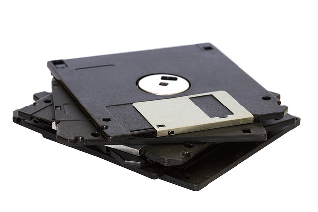Old floppy discs