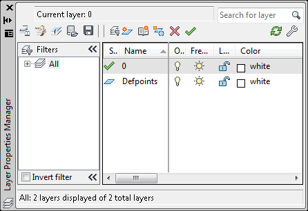 Layer Properties Palette